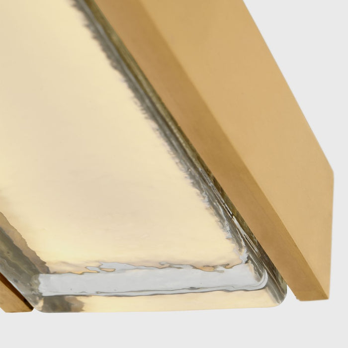 Visual Comfort Modern Maybeck 2Lt 47.7" Chandelier, Brass