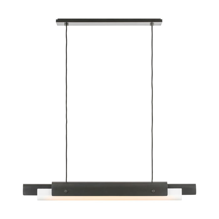 Visual Comfort Modern Ambrose 1 Light 36" Linear Chandelier, BZ
