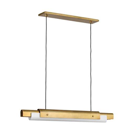 Visual Comfort Modern Ambrose 1Lt 36" Linear Chandelier, Brass