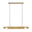 Visual Comfort Modern Ambrose 1Lt 36" Linear Chandelier, Brass