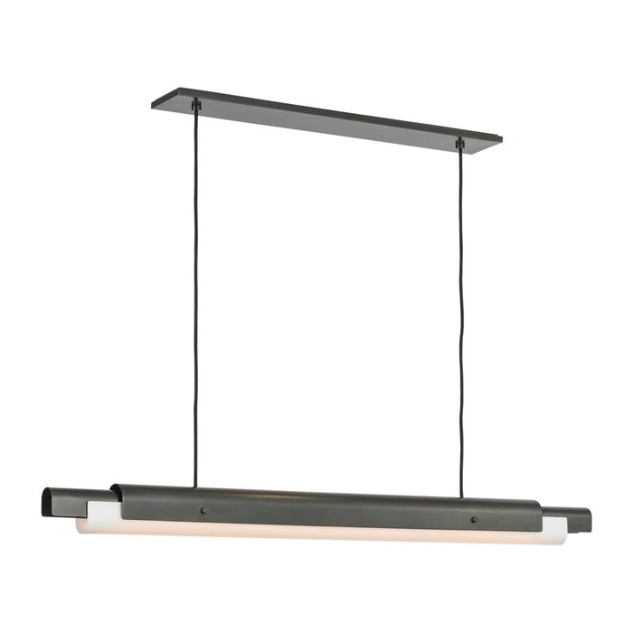 Visual Comfort Modern Ambrose 1 Light 54" Linear Chandelier, BZ - AKLS676WDBZOP