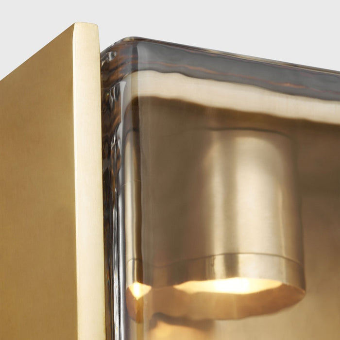 Visual Comfort Modern Maybeck 1Lt 5" Outdoor Sconce, Brass