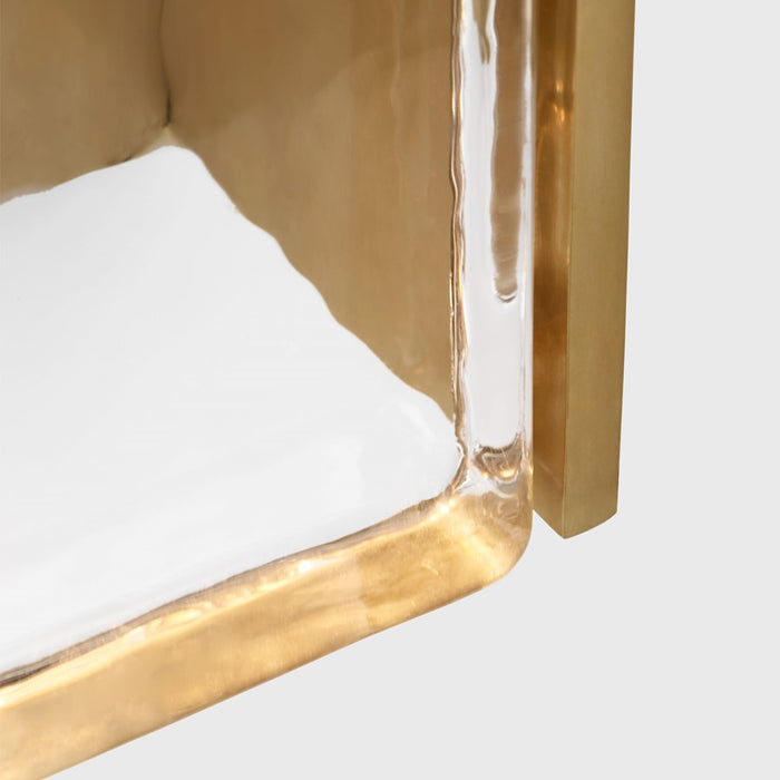 Visual Comfort Modern Maybeck 1Lt 5" Outdoor Sconce, Brass