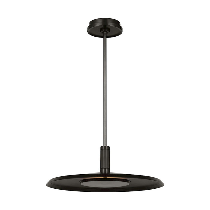 Visual Comfort Modern Avroko Saucer 1 Lt 6" Pendant, Dark Bronze - AKPD17027BZ