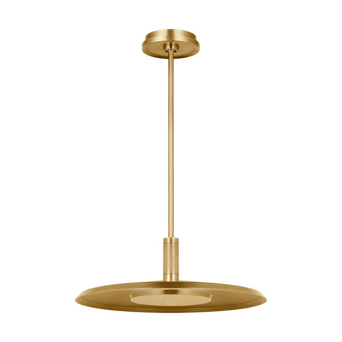 Visual Comfort Modern Avroko Saucer 1 Light 6" Pendant, Brass - AKPD17027NB