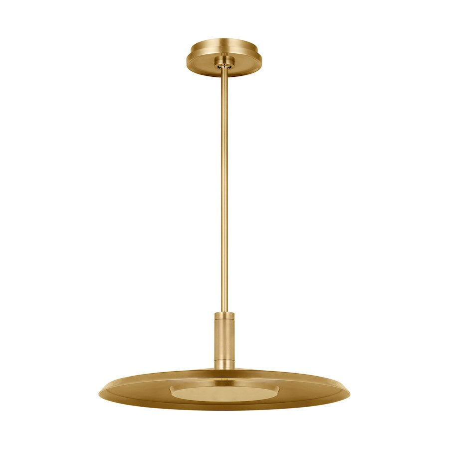 Visual Comfort Modern Avroko Saucer 1 Light 6" Pendant, Brass - AKPD17027NB