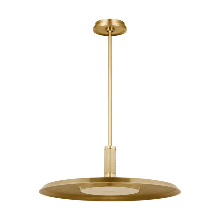 Visual Comfort Modern Avroko Saucer 1 Light 8" Pendant, Brass - AKPD17127NB