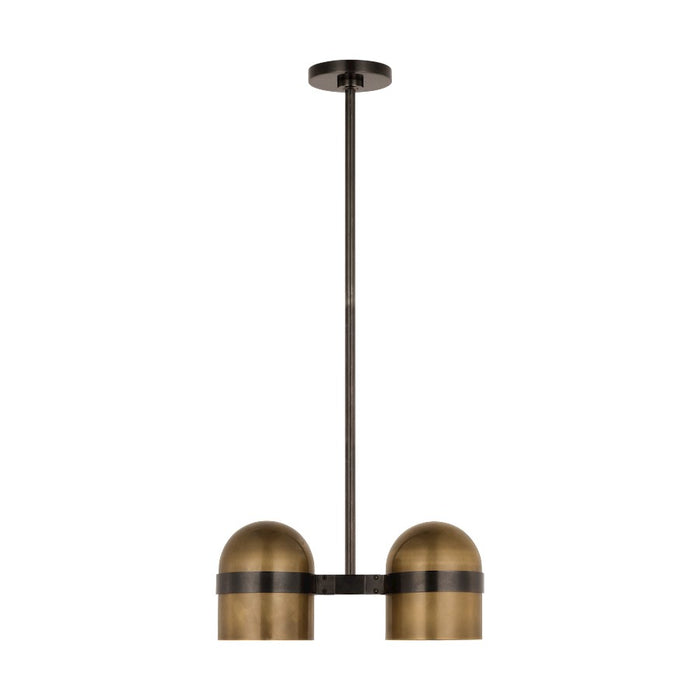 Visual Comfort Modern Avroko Octavia 2 Lt Pendant, BZ/BR - AKPD33827BDZ-BWB