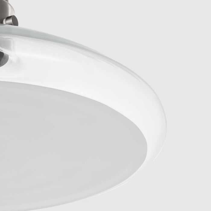 Visual Comfort Modern Morgan 1 Light 22" Pendant, Bronze/Clear