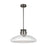 Visual Comfort Modern Morgan 1 Light 22" Pendant, Bronze/Clear