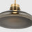 Visual Comfort Modern Morgan 1Lt 22" Pendant, Brass/Smoke Glass