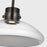 Visual Comfort Modern Morgan 1 Light 16" Pendant, Bronze/Clear