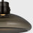 Visual Comfort Modern Morgan 1 Light 16" Pendant, Bronze/Smoke