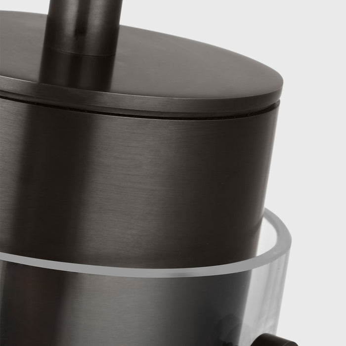 Visual Comfort Modern Morgan 1 Light 12" Pendant, Bronze/Clear