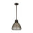 Visual Comfort Modern Morgan 1 Light 12" Pendant, Bronze/Smoke - AKPD595WDBBZSM