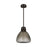 Visual Comfort Modern Morgan 1 Light 12" Pendant, Bronze/Smoke