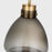 Visual Comfort Modern Morgan 1Lt 12" Pendant, Brass/Smoke Glass