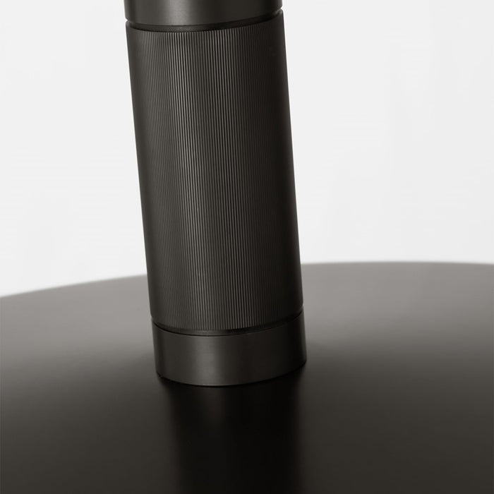 Visual Comfort Modern Saucer Direct 1 Light 18" Pendant, Bronze