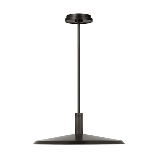 Visual Comfort Modern Saucer Direct 1Lt 18" Pendant, BZ/Brass - AKPD682WDBZDB