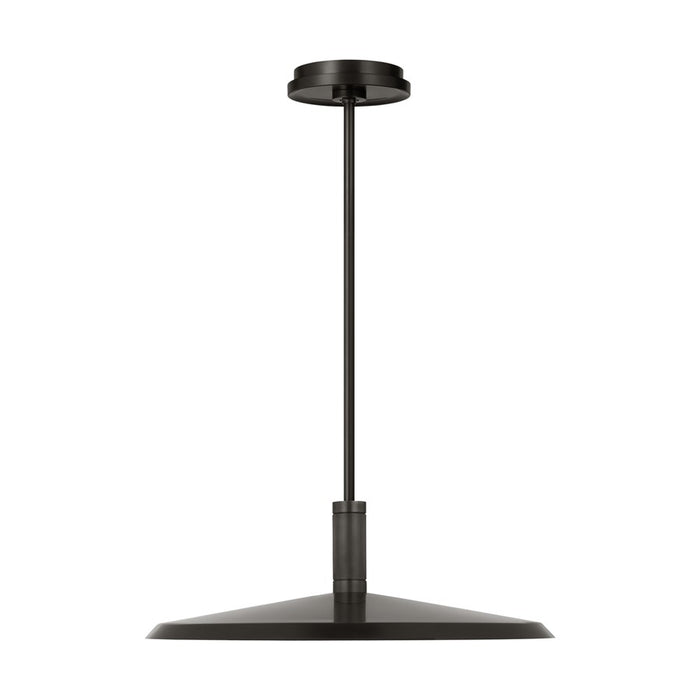 Visual Comfort Modern Saucer Direct 1Lt 18" Pendant, BZ/Brass - AKPD682WDBZDB