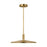 Visual Comfort Modern Saucer Direct 1 Light 18" Pendant, Brass - AKPD682WDHAB