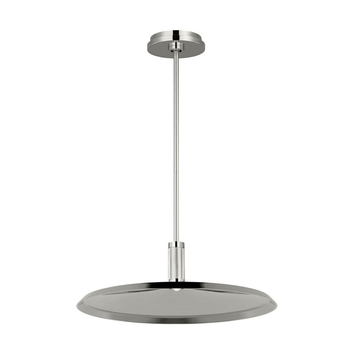 Visual Comfort Modern Saucer Direct 1 Light 18" Pendant, PN