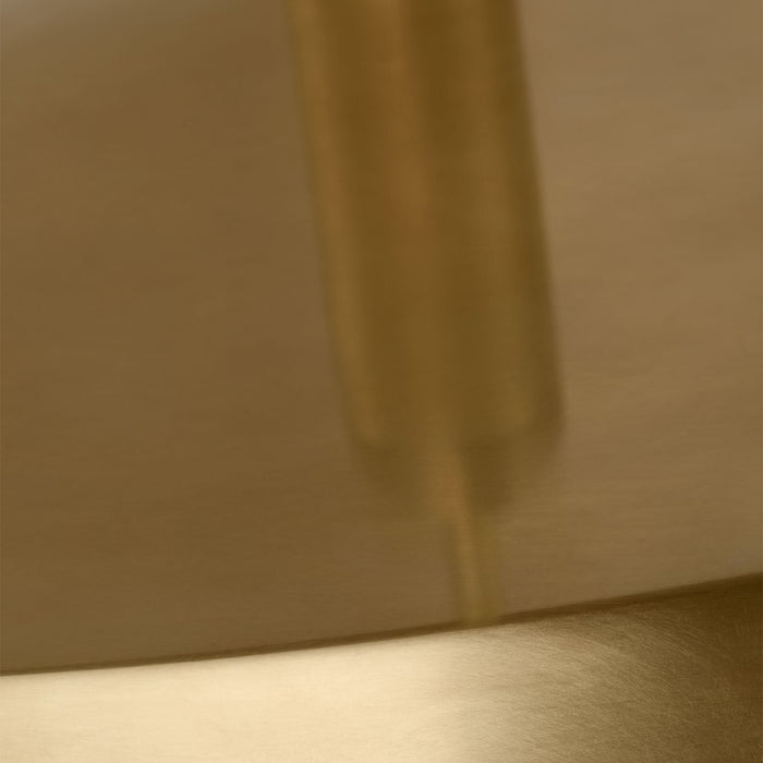 Visual Comfort Modern Saucer Direct 1 Light 24" Pendant, Brass