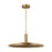 Visual Comfort Modern Saucer Direct 1 Light 24" Pendant, Brass