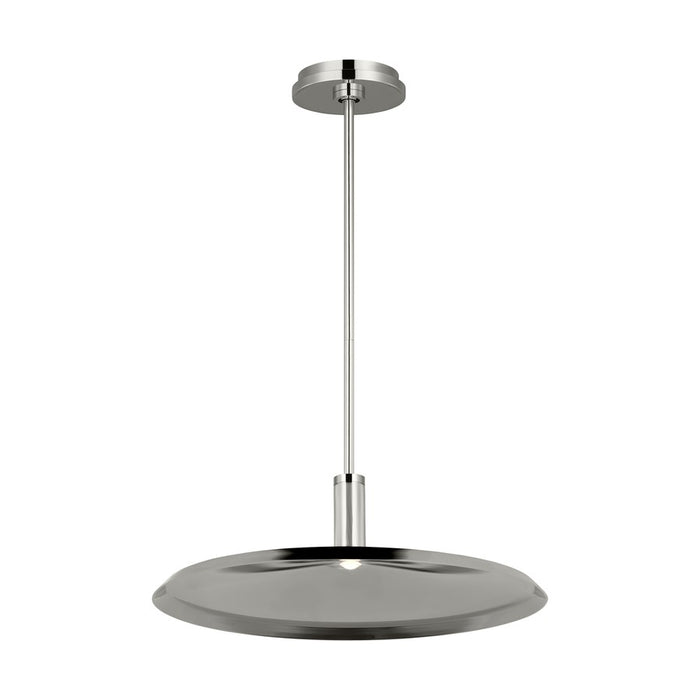 Visual Comfort Modern Saucer Direct 1 Light 24" Pendant, PN