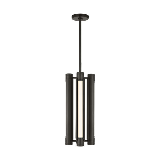 Visual Comfort Modern Capa 4 Light 10.5" Pendant, Bronze - AKPD690WDBZ