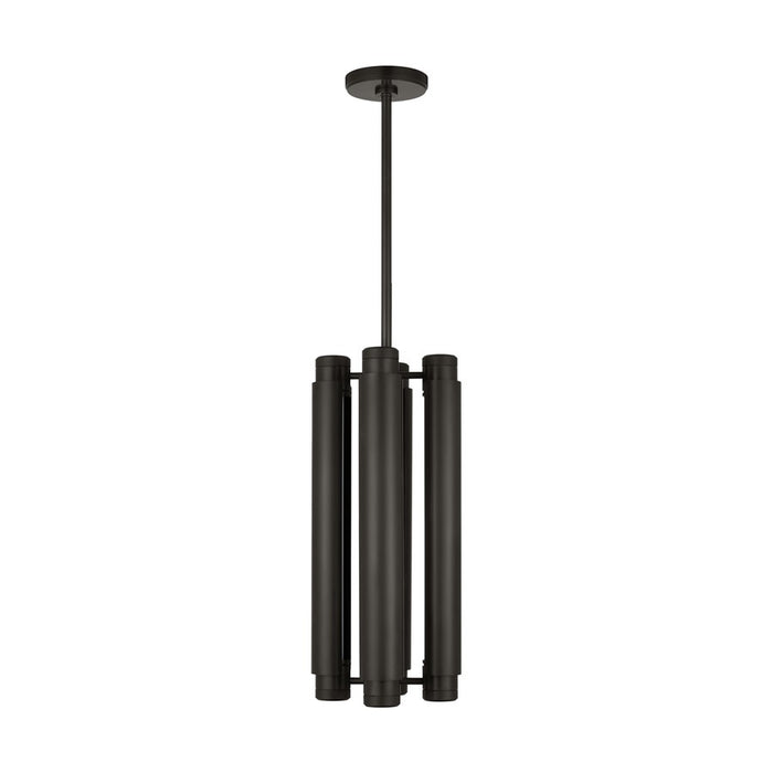 Visual Comfort Modern Capa 4 Light 10.5" Pendant, Bronze