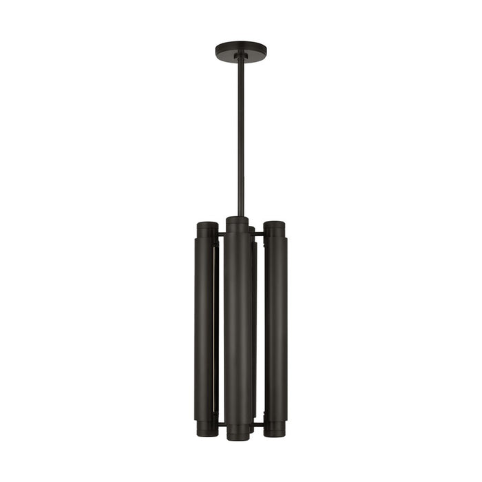 Visual Comfort Modern Capa 4 Light 10.5" Pendant, Bronze