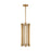 Visual Comfort Modern Capa 4 Light 10.5" Pendant, Brass - AKPD690WDHAB