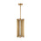 Visual Comfort Modern Capa 4 Light 10.5" Pendant, Brass