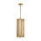 Visual Comfort Modern Capa 4 Light 10.5" Pendant, Brass