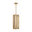 Visual Comfort Modern Capa 4 Light 10.5" Pendant, Brass
