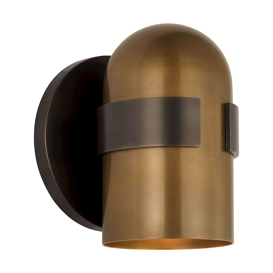 Visual Comfort Modern 277V Avroko Octavia Sconce, BZ/BR - AKWS34027BDZ-BWB-277