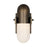 Visual Comfort Modern Capsule 1 Light 3.9" Sconce, Brass - AKWS600WDDBMG