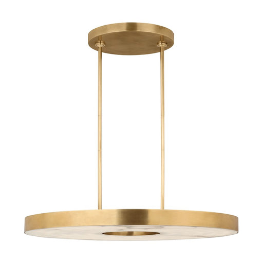 Visual Comfort Modern Wyllis 1 Light 36" Chandelier, Brass - KWCH70027HABALB