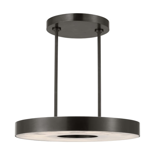 Visual Comfort Modern Wyllis 1 Light 24" Chandelier, Bronze - KWCH70127BZALB