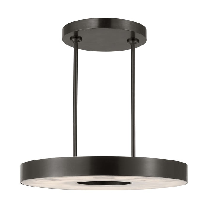 Visual Comfort Modern Wyllis 1 Light 24" Chandelier, Bronze - KWCH70127BZALB