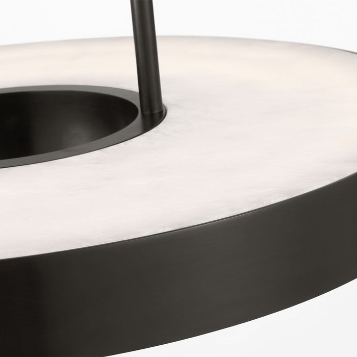 Visual Comfort Modern Wyllis 1 Light 24" Chandelier, Bronze