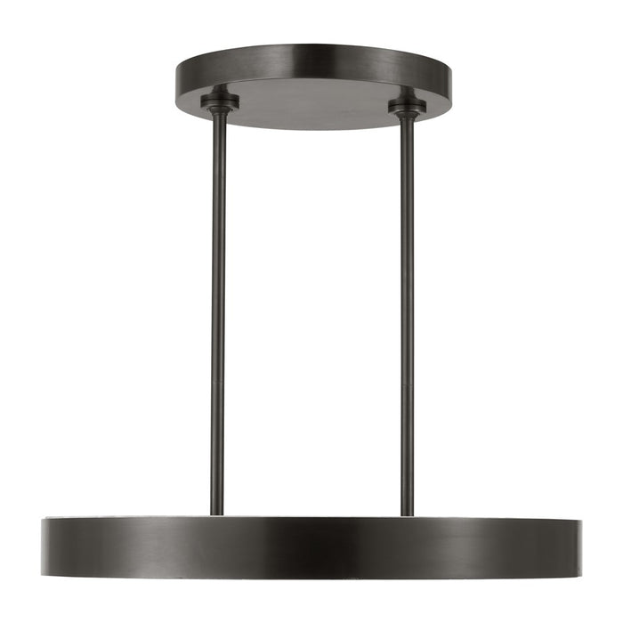 Visual Comfort Modern Wyllis 1 Light 24" Chandelier, Bronze