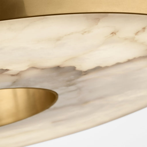 Visual Comfort Modern Wyllis 1 Light 24" Chandelier, Brass