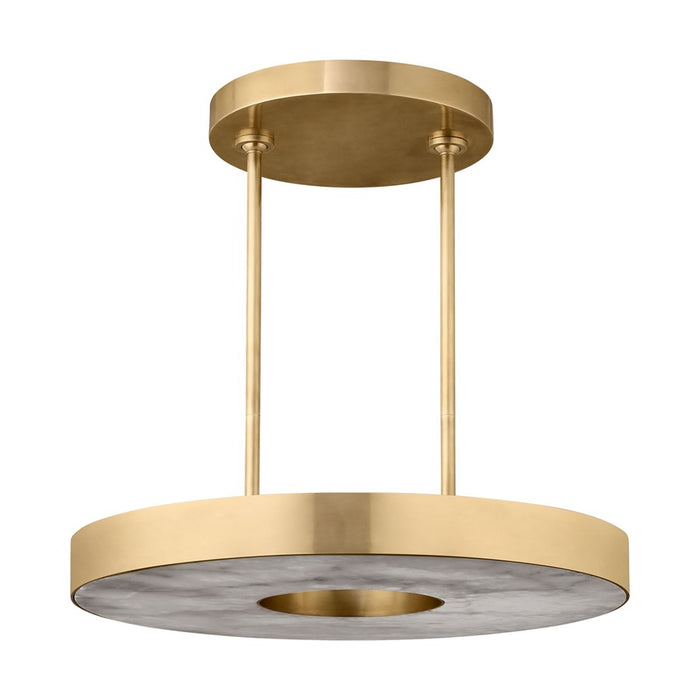 Visual Comfort Modern Wyllis 1 Light 24" Chandelier, Brass