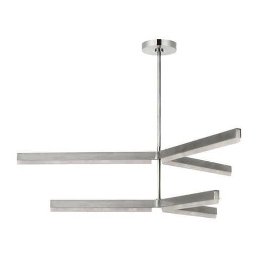 Visual Comfort Modern Linea 6 Light 56" Chandelier, NK