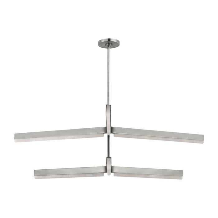 Visual Comfort Modern Linea 6 Light 56" Chandelier, NK