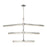 Visual Comfort Modern Linea 9 Light 56" Chandelier, NK - KWCH70527ANALB