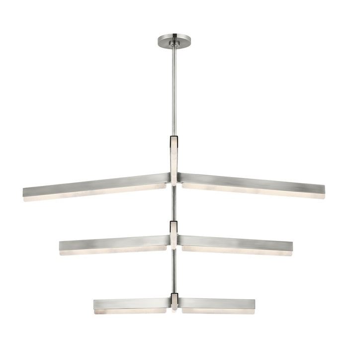 Visual Comfort Modern Linea 9 Light 56" Chandelier, NK - KWCH70527ANALB