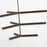 Visual Comfort Modern Linea 9 Light 56" Chandelier, Bronze